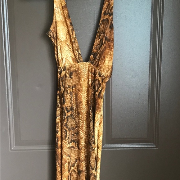 Snake Skin One Strap Dress - Picture 3 of 3